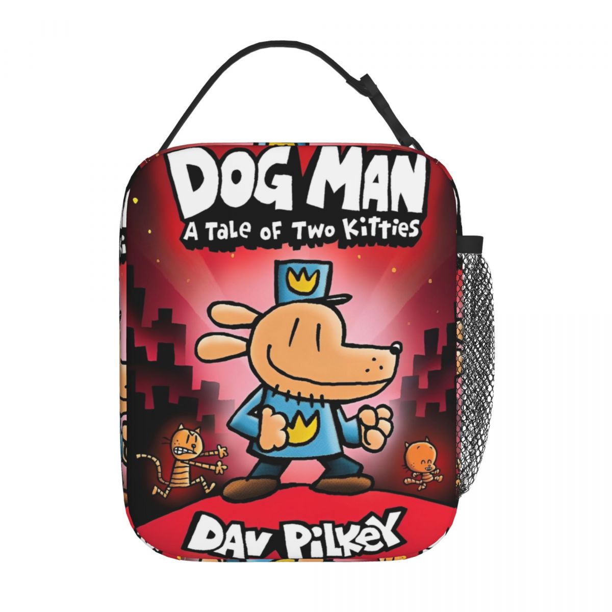 Insulated Cute Mouse Lunch Bags Dog Man Merch Lunch Container INS Trendy Cooler Thermal Lunch Box For Picnic: Brown