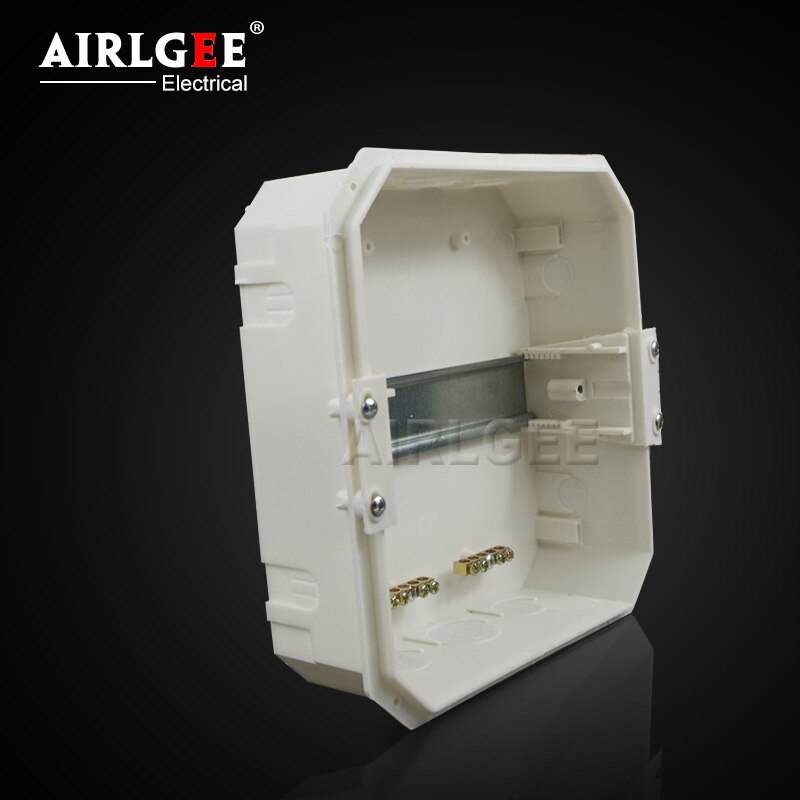 8 Way recessed domestic enclosure MCB Distribution Box ABS plastic switch box