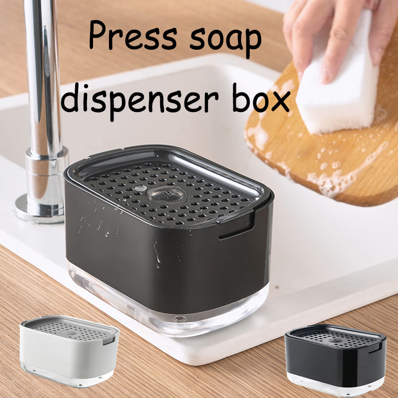 Distributeurs de savon liquide détergent de cuisine grande capacité distributeur de savon plats accessoires de cuisine évier plat mousse fixation maison