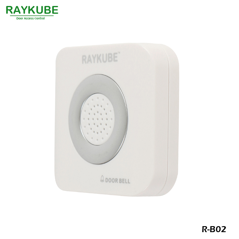 RAYKUBE Bedrade Deurbel DC 12 V Voor Deur Toegangscontrole Systeem R-B02