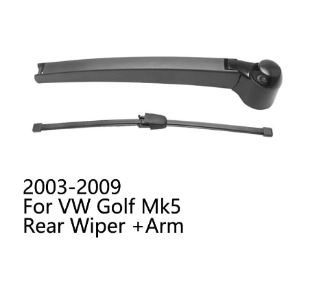 Rear Wiper Arm & Rear Wiper Blade for Volkswagen Golf Mk4 Mk5 Mk6 Mk7 / Golf Plus