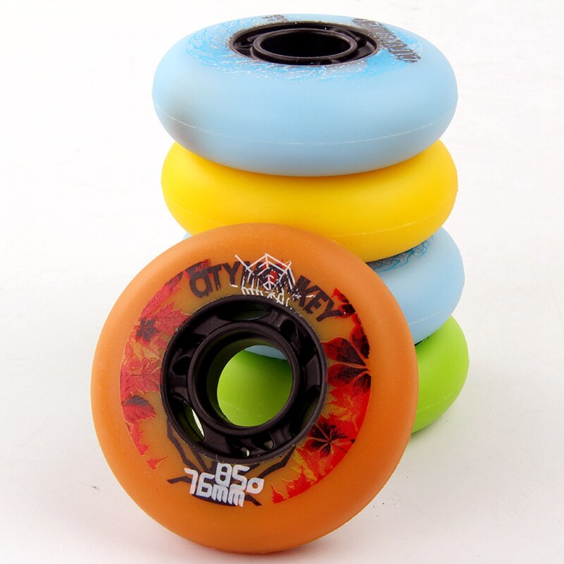 roller skate wheel inline wheels 85 A PU wheel 8 pcs per lot