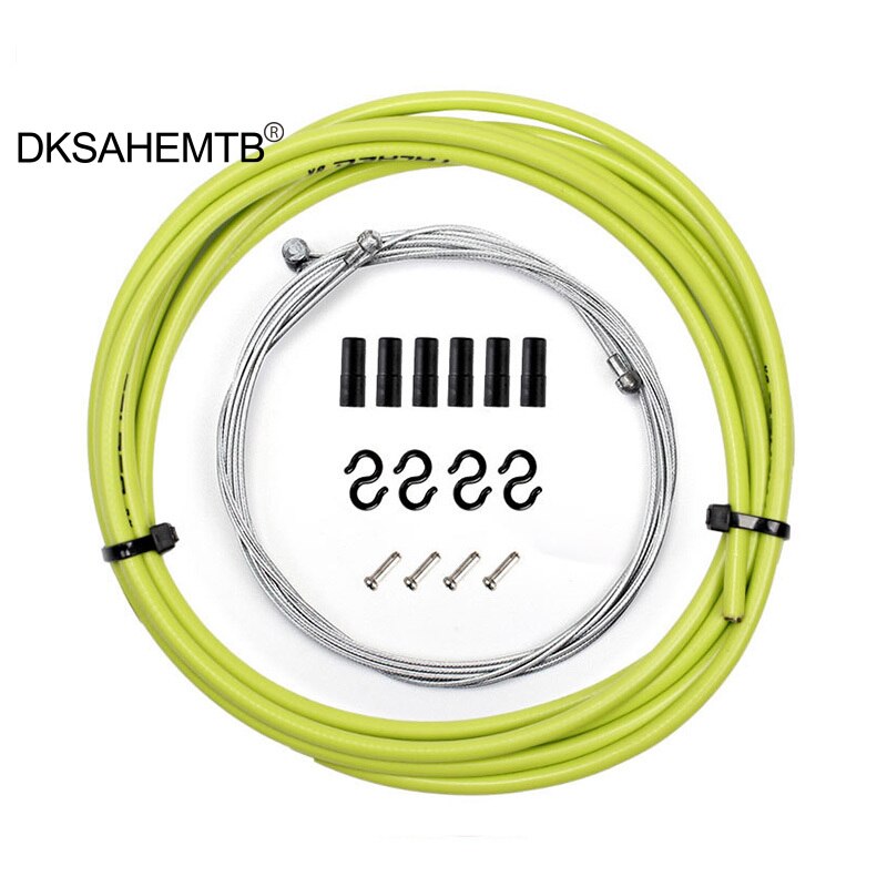 Bike Brake Housing/Shift Housing Bike Brake Cable Line Kit Bicycle Derailleur Line For MTB Road Bike: Yellow Brake Kit