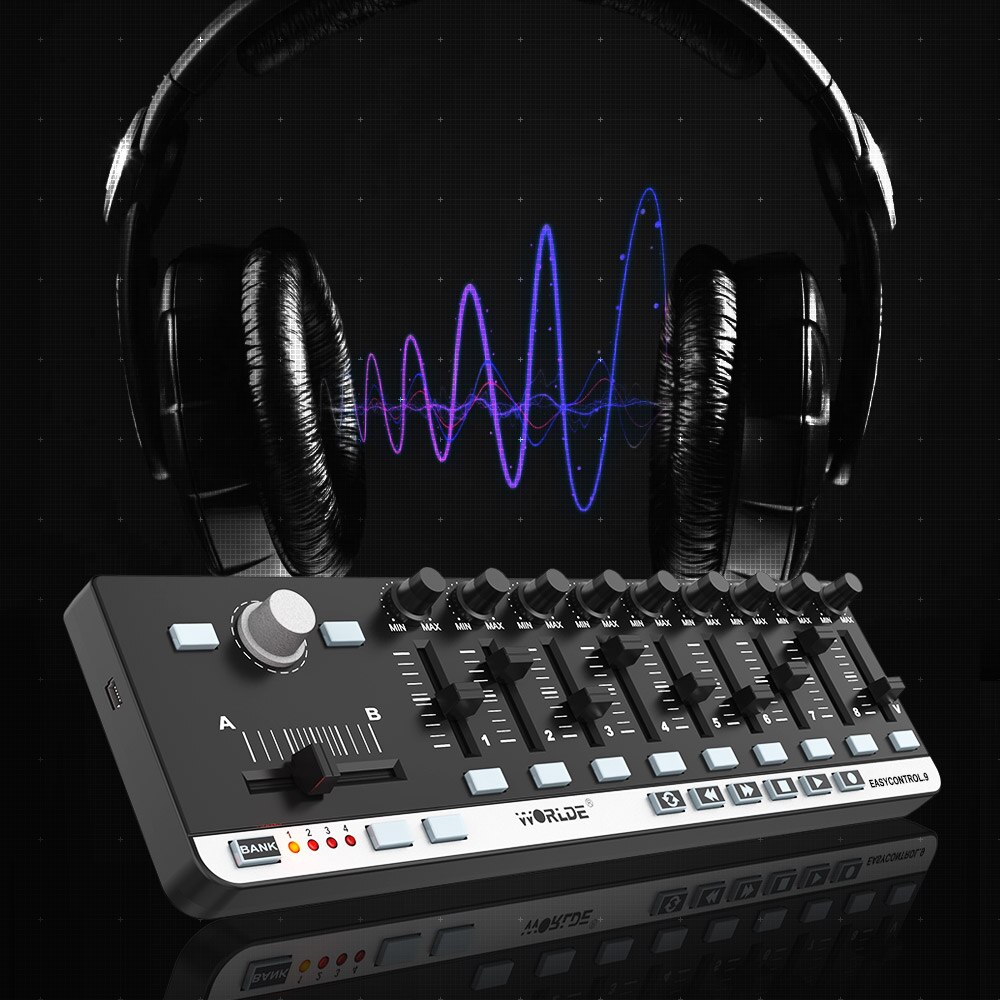 Worlde EasyControl.9-minicontrolador de línea delg... – Grandado