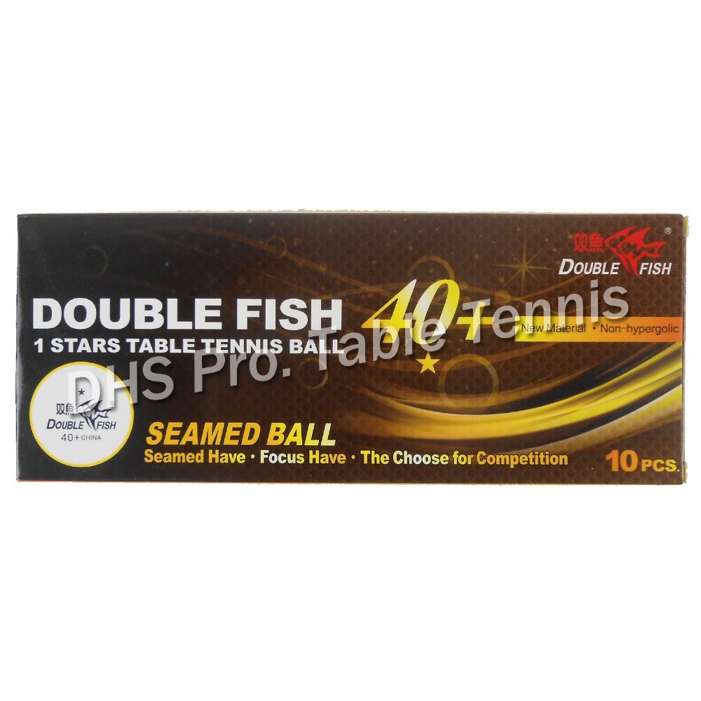 10x dubbelfiskar 40+  bordtennisbollar material 1- stjärna 1 stjärna 1 stjärna vit för pingisspel