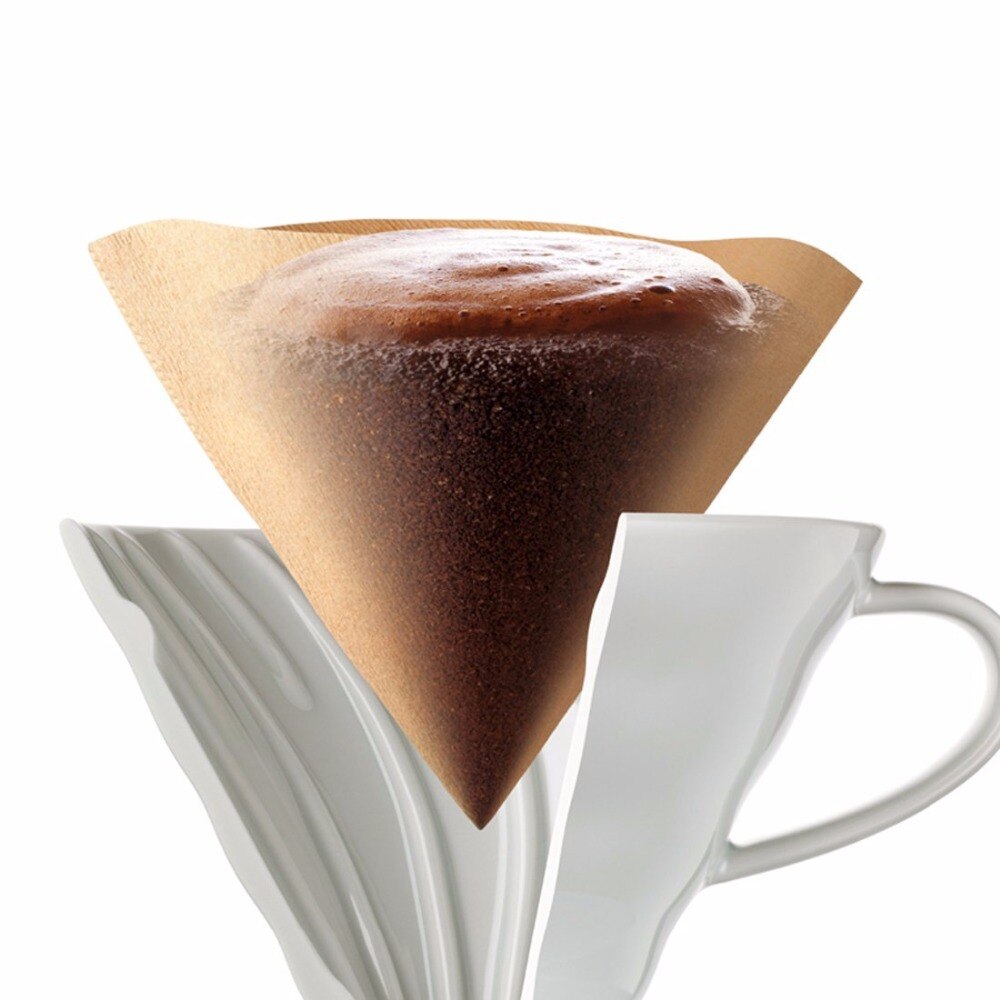 Feic vcf 01 kahvin luonnonmukaiset paperisuodattimet, ei valkaisuainetta, 2 kupille, baristalle vcf -01, sopii vd -01:lle