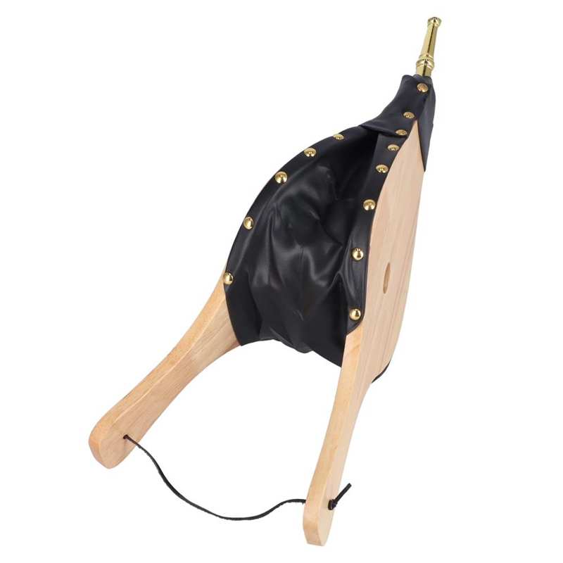 Fireplace Wooden Blower Portable Wood Safe Easy To Use Fireplace Bellows for Grill Chimney