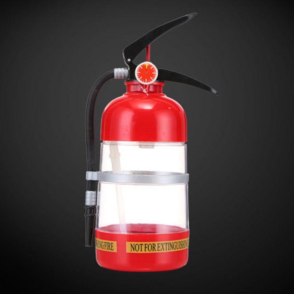 1set Fire Extinguisher Shape Water Beer Dispenser Alcohol Liquid Soft Drink Beverage Dispenser Machine Water Bottles Bar Tools