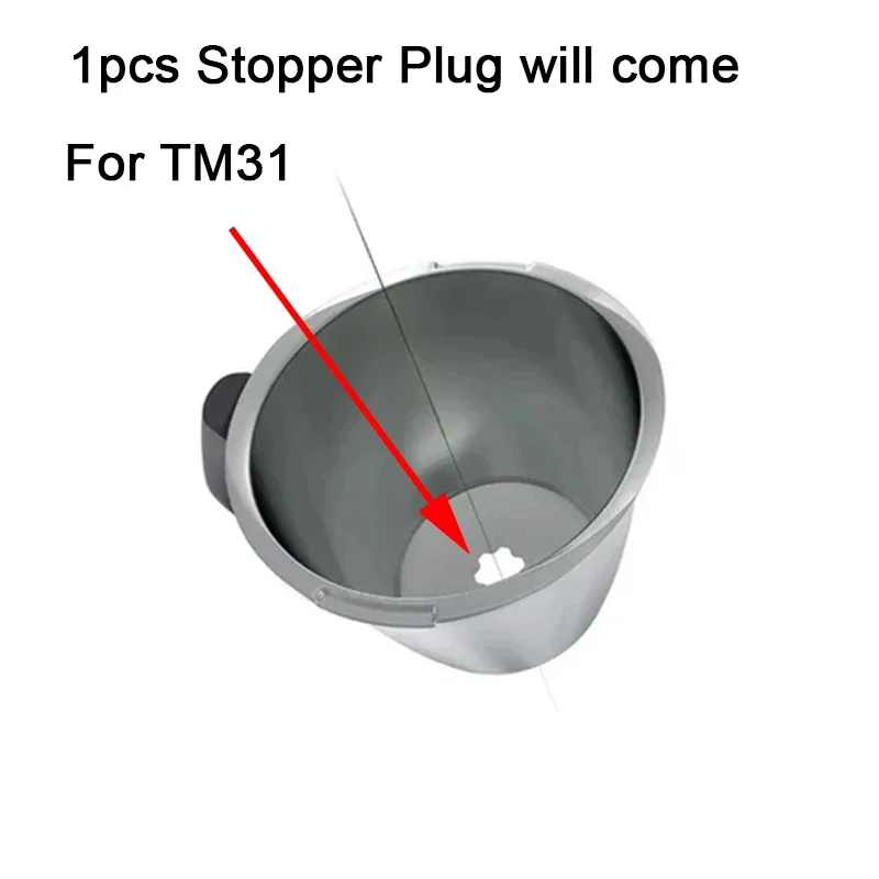 Tapón de tapón de olla principal para Thermomix TM31, tapa de sellado de orificio de hoja de olla de cocción lenta, agua hervida