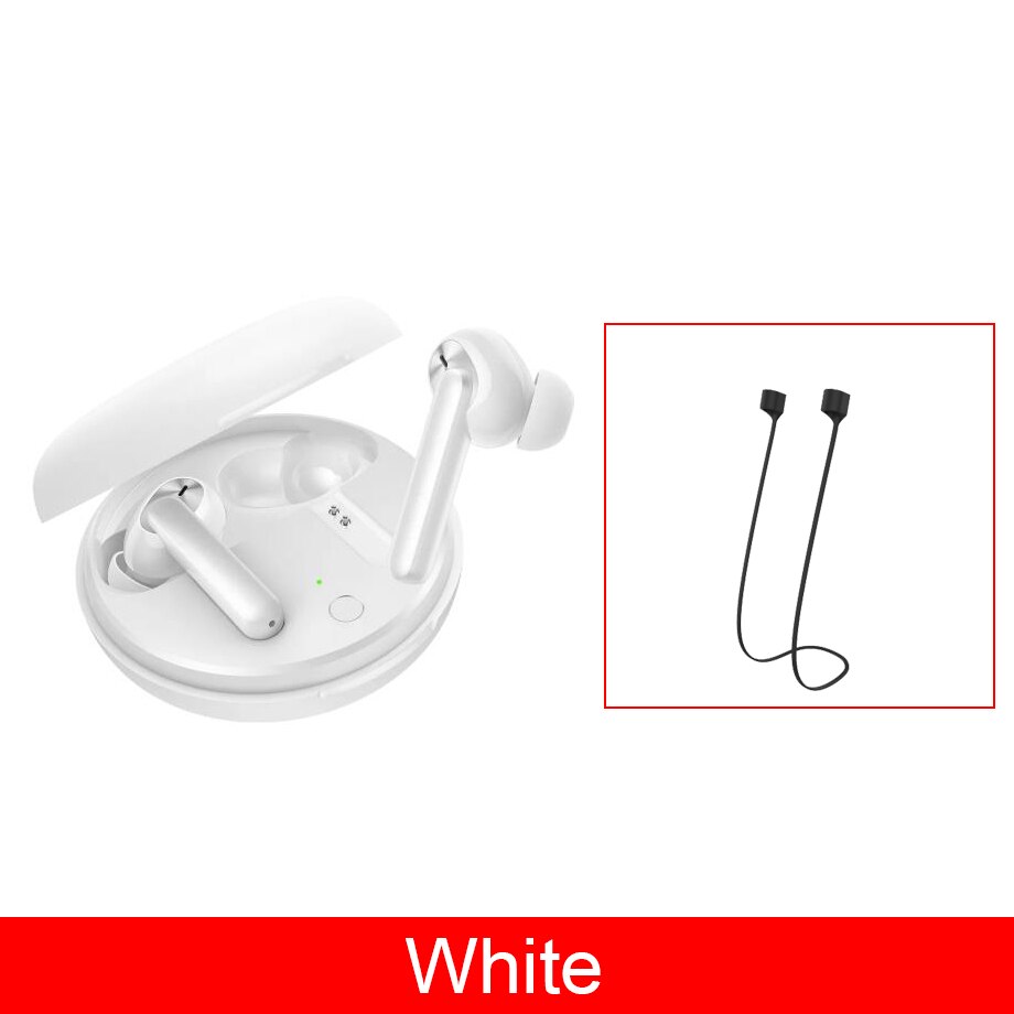Oppo enco  w31 tws -kuulokkeet bluetooth 5.0 -kuulokkeet, matalan latenssin, langattomat nappikuulokkeet, 25 mah, ipx 4 -kuulokkeet find  x2 x2 pro ace 2 -puhelimelle.: Valkoinen köysi
