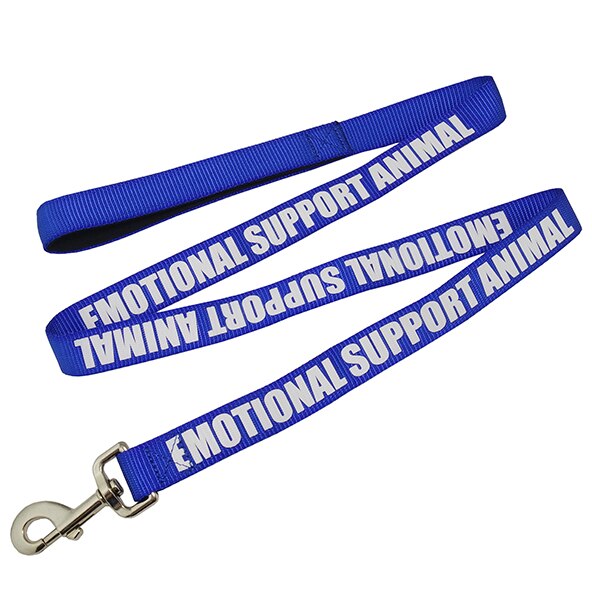 Service Dog Leash Wrap Emotional Support animal leash and Reflective Lettering Supplies or Accessories for Service Dog Vest: Blue text 1
