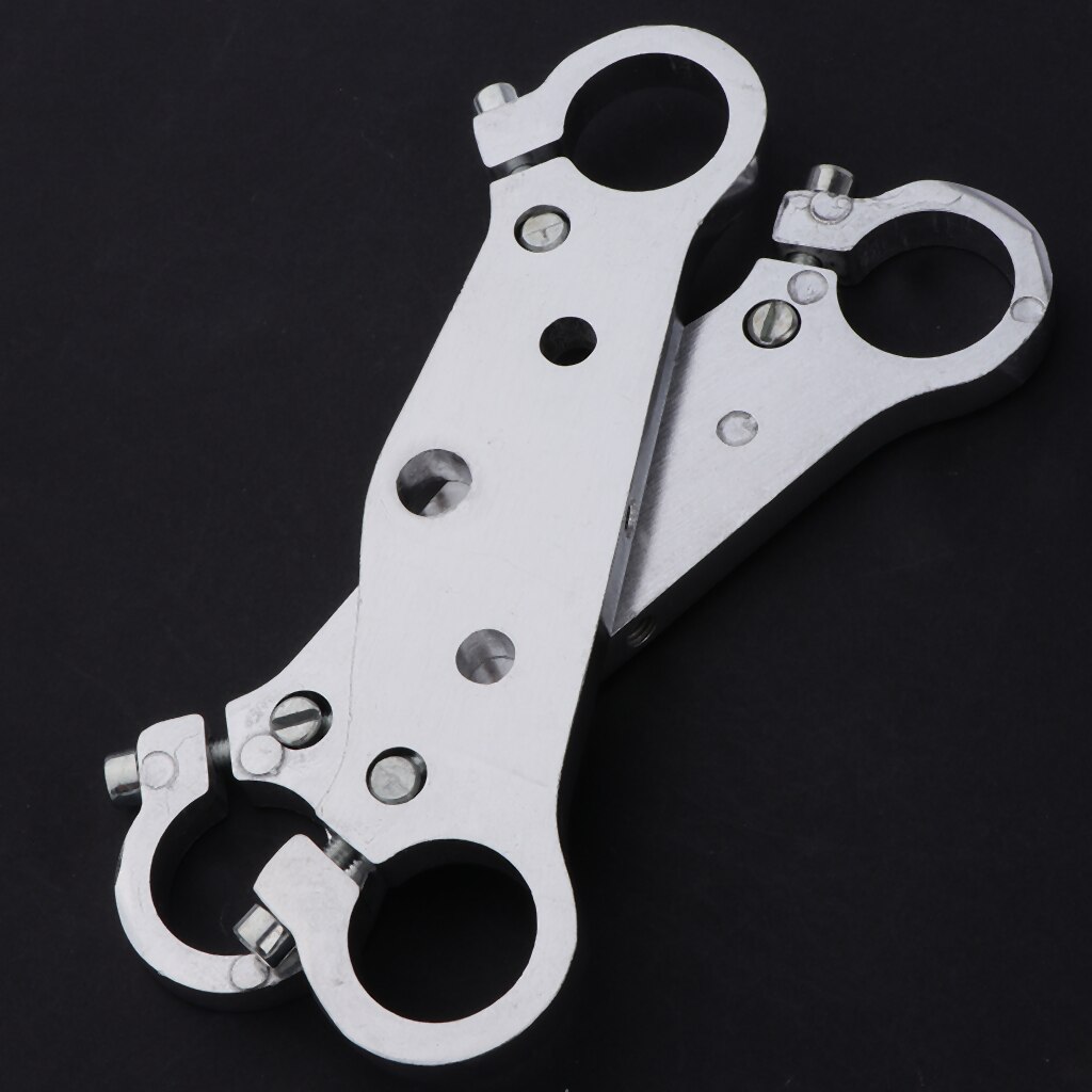 25mm Front Fork Lower Upper Triple Tree Stem Clamp for 49cc Mini Pocket Bike