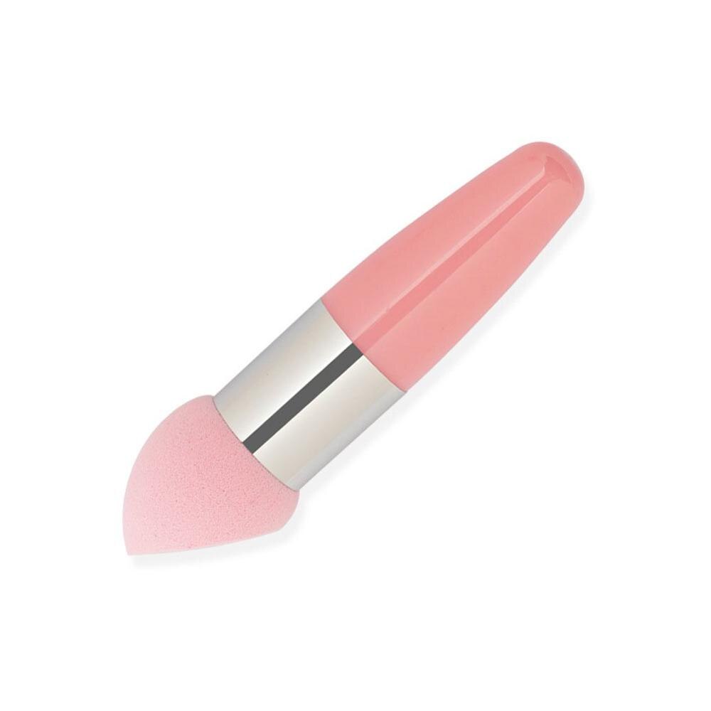 Portable Candy Color Handed Beauty Sponges Foundation Sponge Handle Makeup Puff Cosmetic Sponge Face Make Up Powder Puff Tool