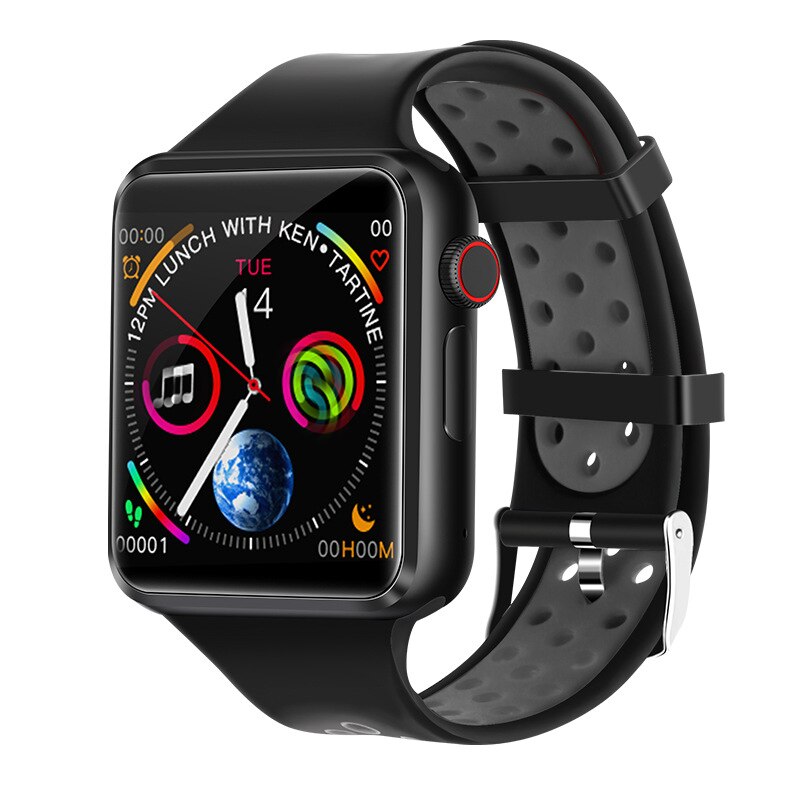 Smart Horloge C5 Touch Screen Mannen Vrouwen Smartwatch Ondersteuning Bluetooth Sim Call Tf Card Muziek Camera Voor Apple Ios Android telefoon: Black / i7 Earphone 8G TF