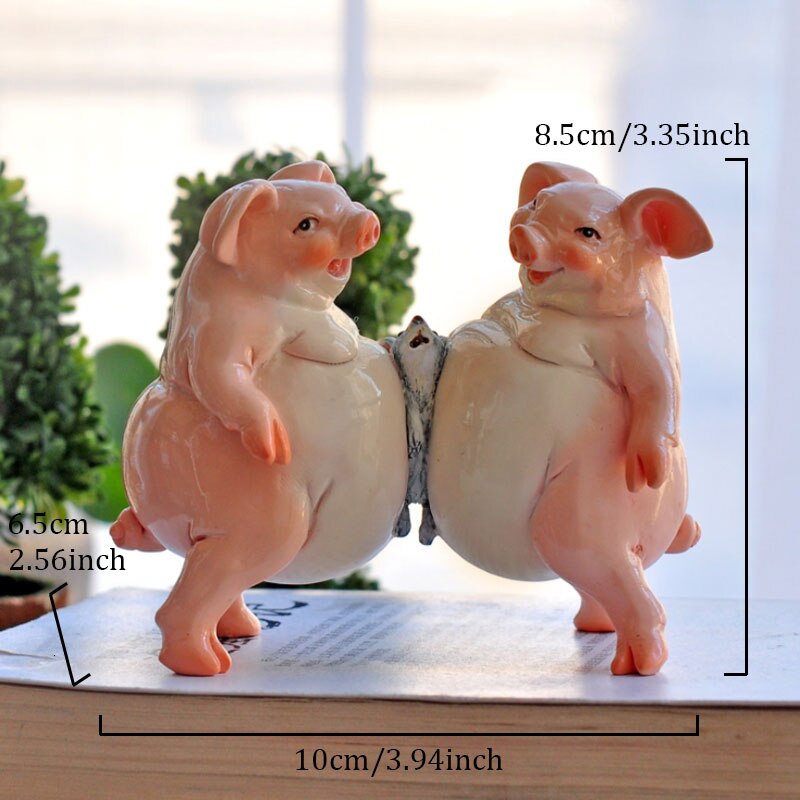 Zodiac Varken Hars Decoratie Simulatie Dier Sculptuur Ambachten Office Desktop Geluk Decoratie Tuin Micro Landschap Ingemaakte: D