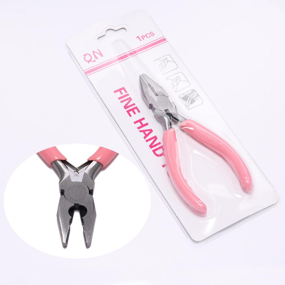 Pink End Cutting Wire Pliers Equipment Multifunctional Hand Tools Jewelry Pliers Fit Beadwork Repair Beading DIY Handmade Making: Wire Cutter Pliers