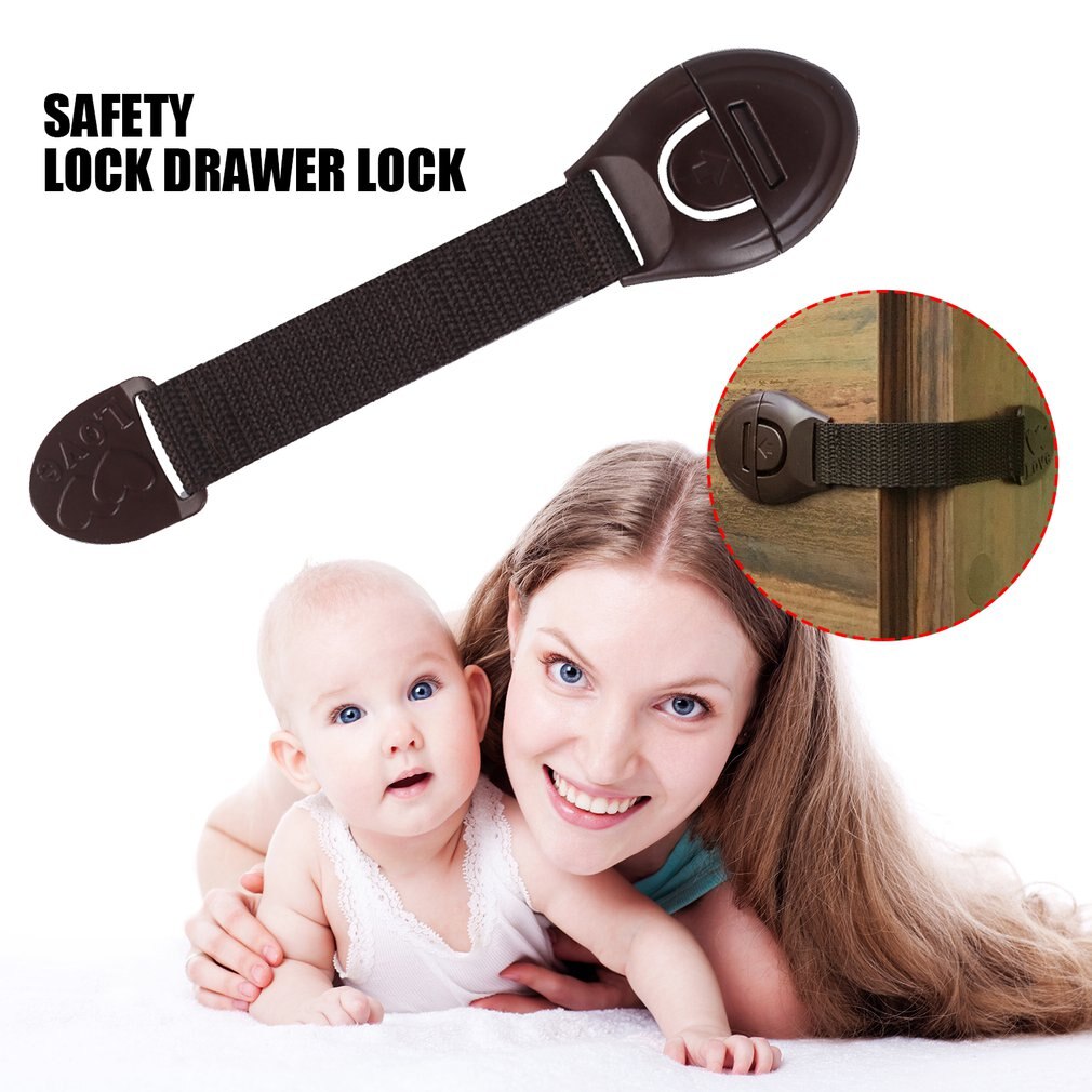 3Pc Kinderen Veiligheidsslot Ladeblokkering Multifunctionele Garderobe Koellade Gesp Safty Ladeblok Koelkast Deur Adhesiv Lock