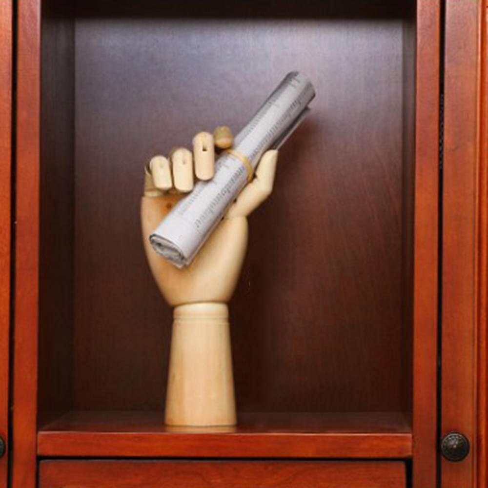 18/25/30cm Hand Model Man-Home Decoration Ornaments Wood Hand Movable Limbs Joint Human Artist Model