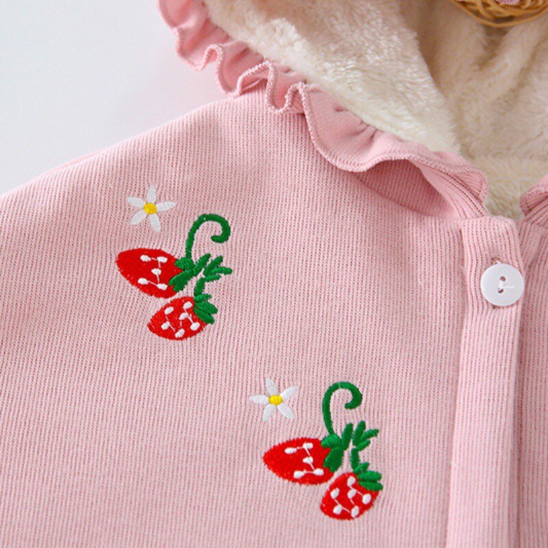 Unisex bambini neonata vestiti Poncho mantello con cappuccio giacca bambino cotone trapuntato mantello spesso Poncho neonato ragazza capispalla