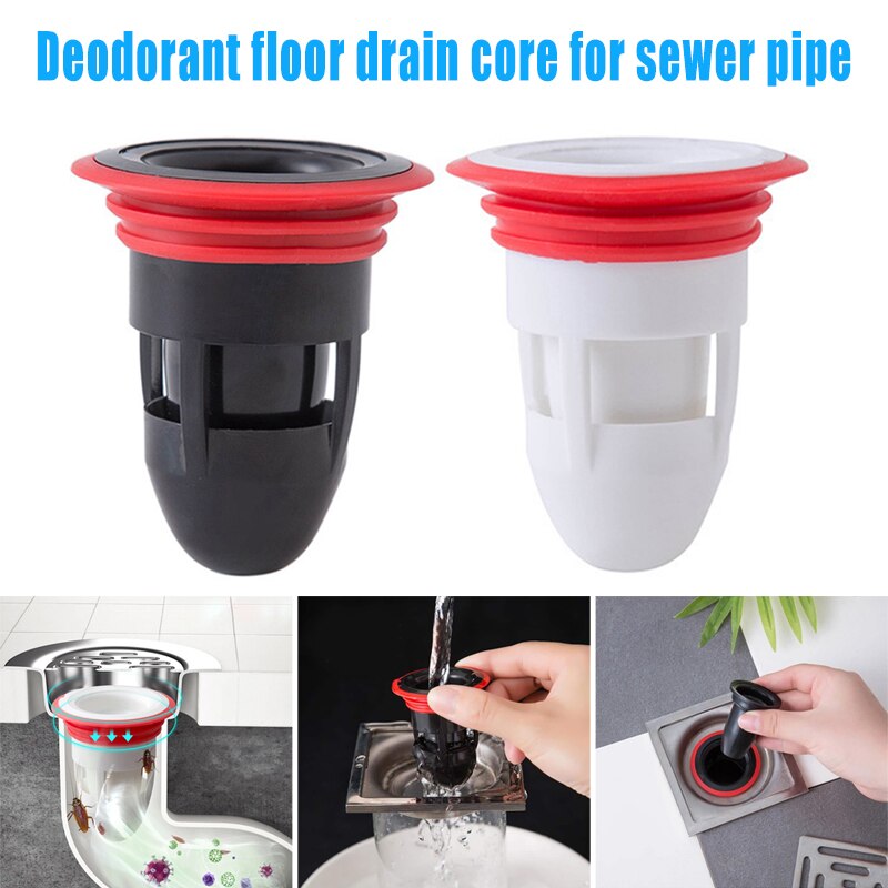 1/2/5pcs One-Way Drain Seal Valves Bathroom Kitchen Drain Cover Isolate Drain Pipe Smell JA55