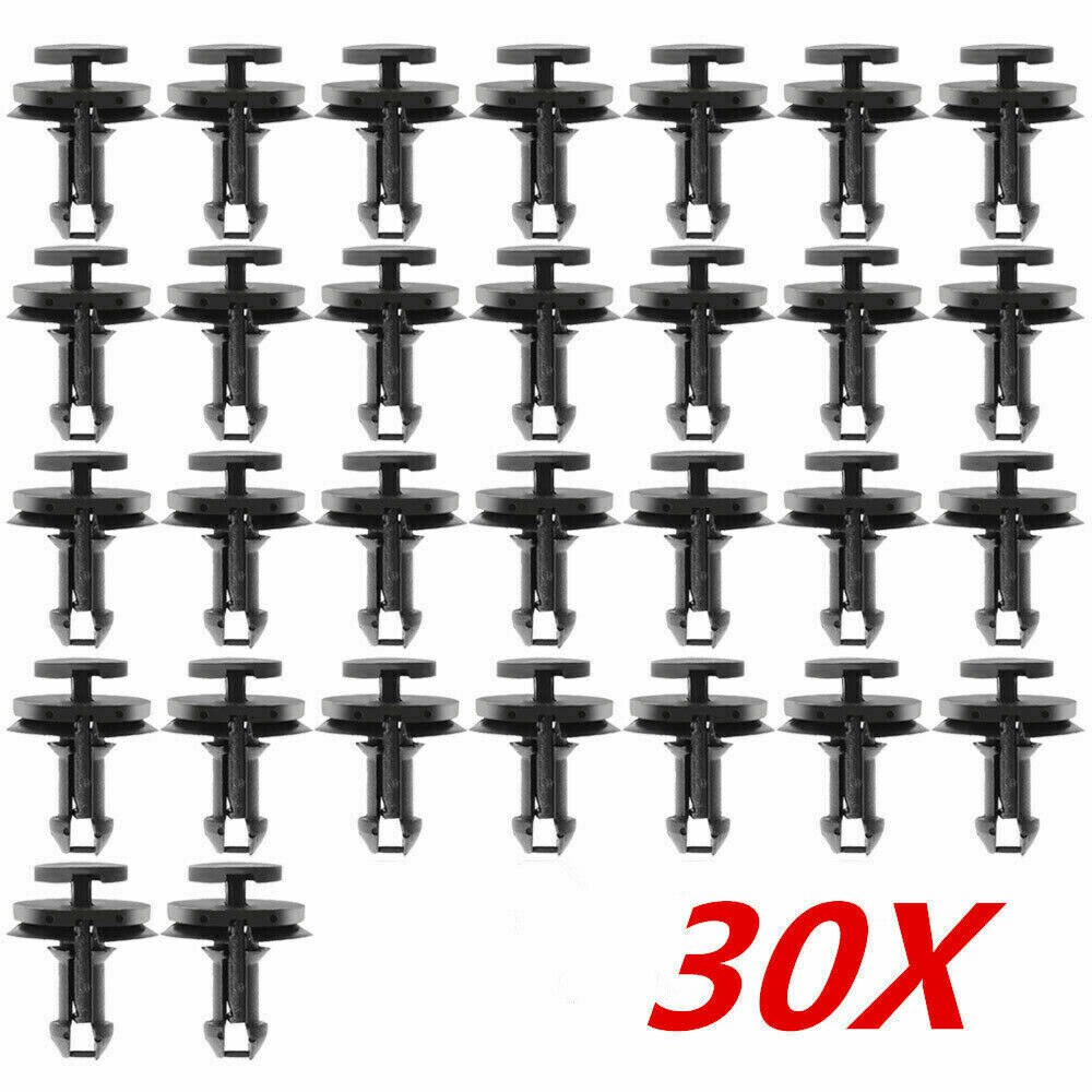 30Pcs Front Air Deflector Clips for Chevrolet Avalanche 2007 Silverado 1500