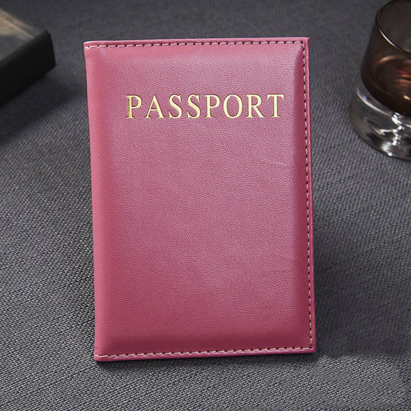 Accessori da viaggio casuale Cuoio dell'UNITÀ di elaborazione Del Passaporto di Coperture ID Banca Sacchetto Della Carta di Credito Delle Donne Degli Uomini di Cassa del raccoglitore del Supporto Del Passaporto di Affari: 2