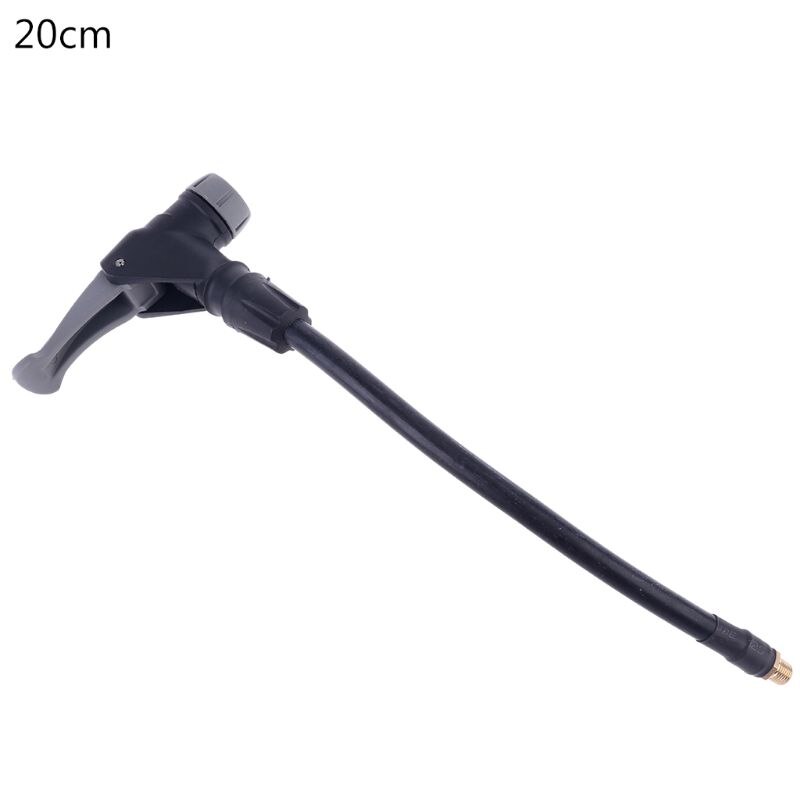 Tire Inflator Hose Adapter twist-on Lock Air Chuck Car Compressor Extension Tube: White