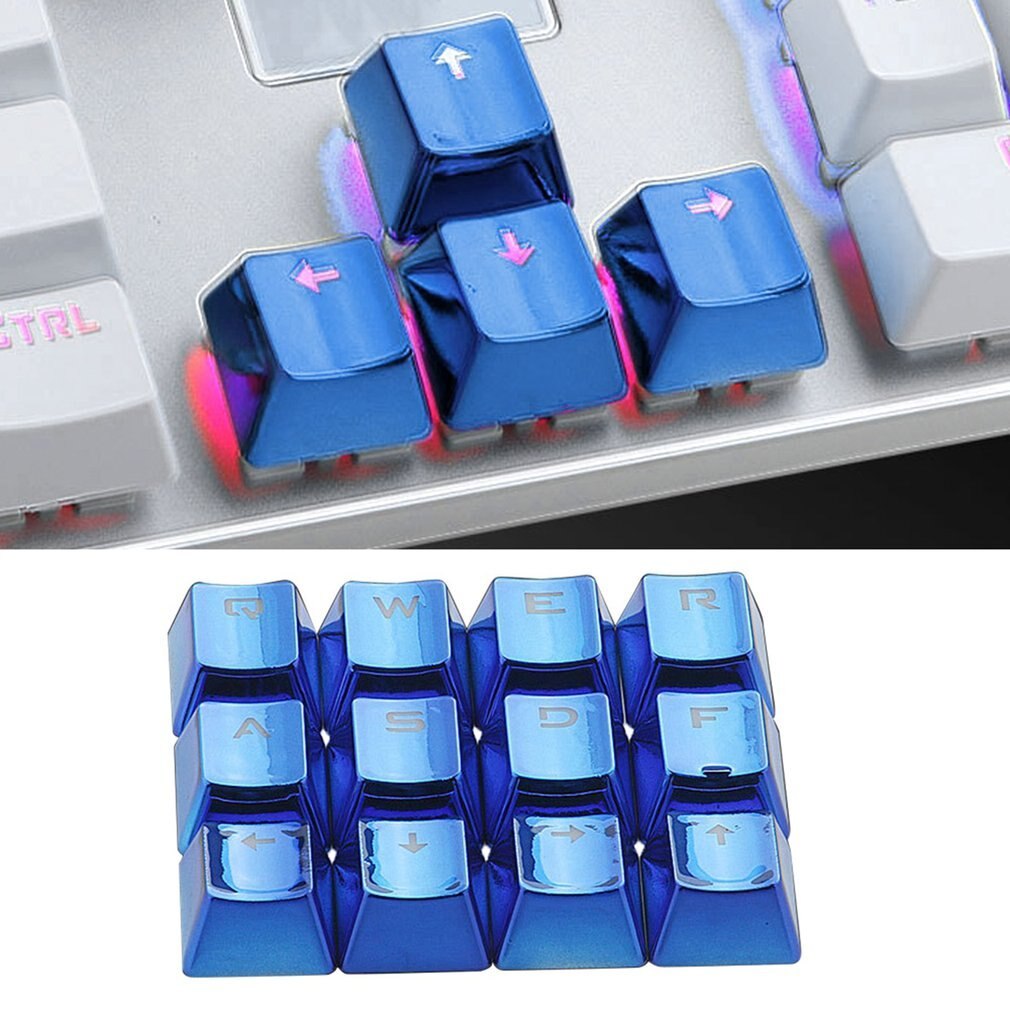 12 Translucidus Backlit Keycaps Met Key Puller Voor Mechanische Toetsenborden Slijtvast Galvaniseren Keycaps