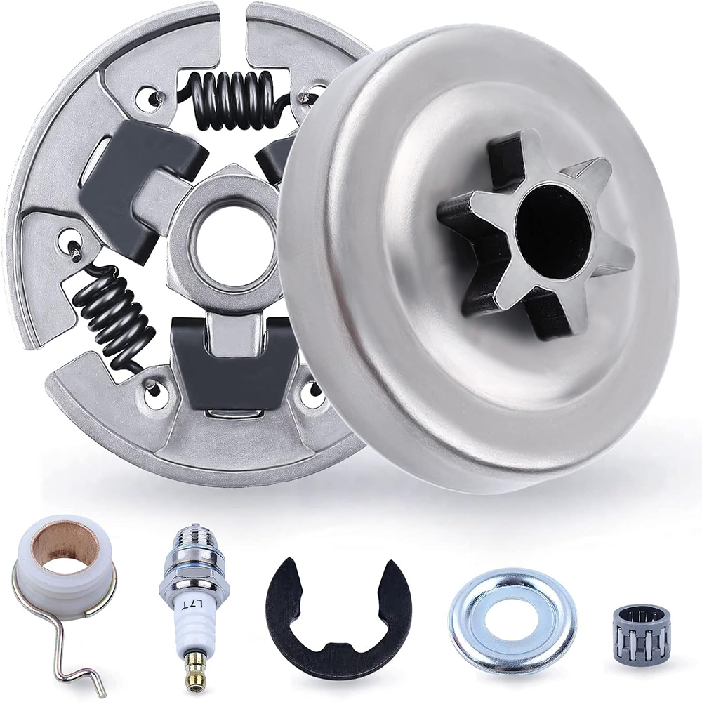 Kettingzaag Kit Tandwiel Koppeling Drum 3/8 "Voor Stihl 017 018 021 023 MS170 180 210 230 250 Naaldlager wasmachine E-Clip Wormwiel: Default Title