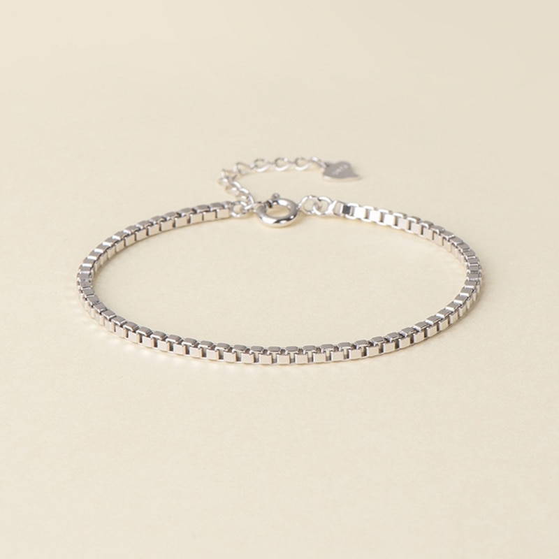 Sodrov  s925 Sterling silber klassisches Kasten-Armbinde silberarmband für damen