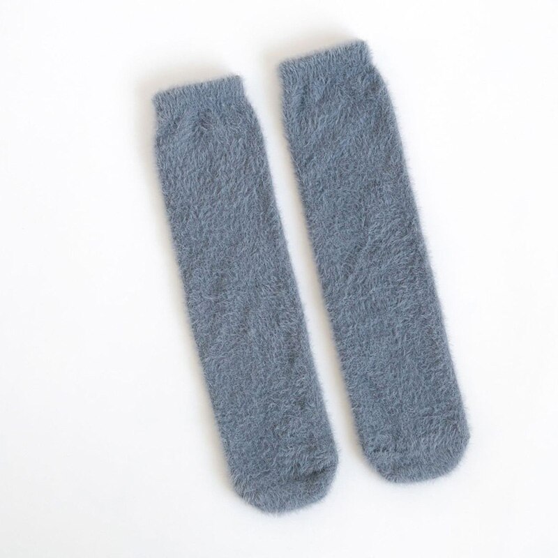 Coral Fleece Warm Baby Socks Winter Thick Warmer Kids Long Socks Solid Color Children Boys Girls Knee High Socks Christmas: style 2