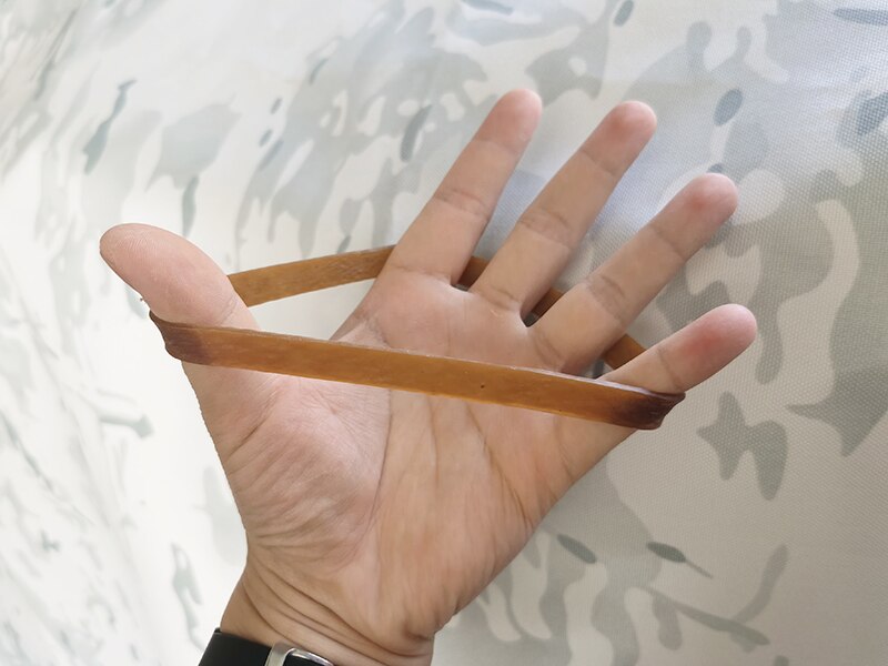 5PC draussen Zubehör Taschen Band Reinem Silikon Band Band 15CM Notfall Streifenbildung Gummi Band