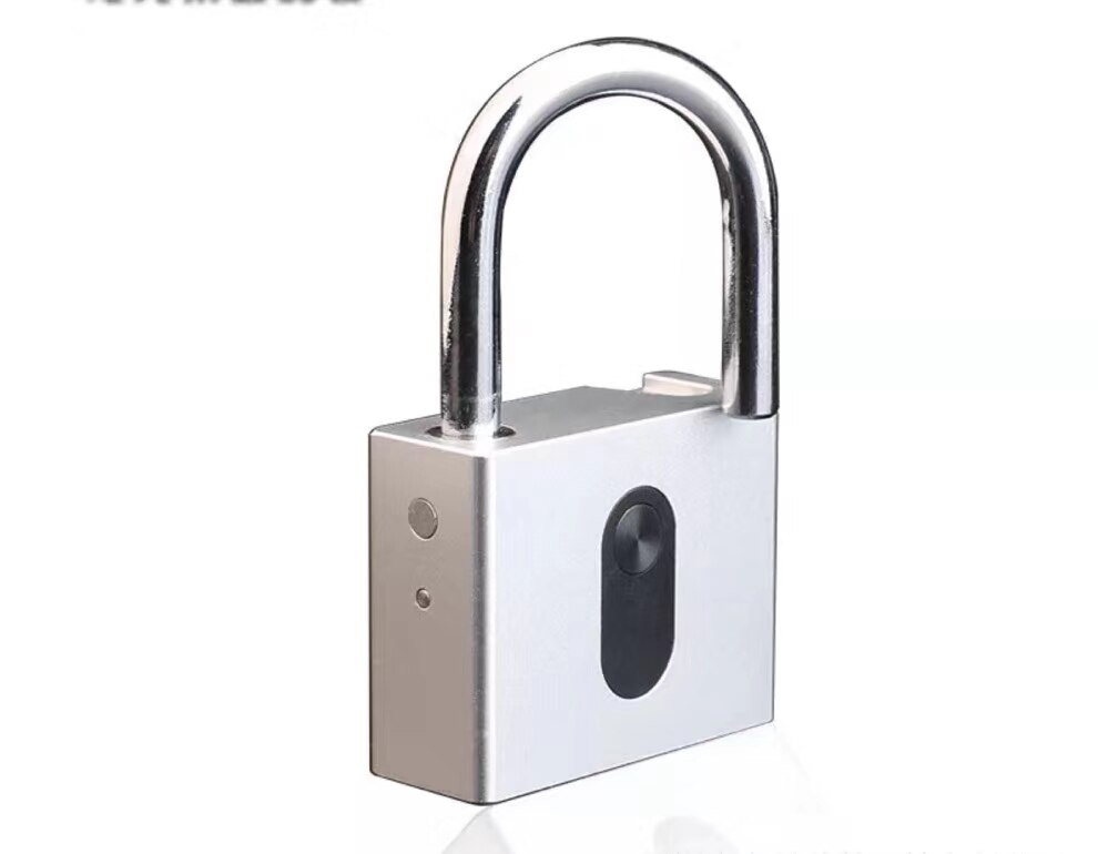 Wireless Bluetooth Fingerprint APP Remote Control Door Lock: black