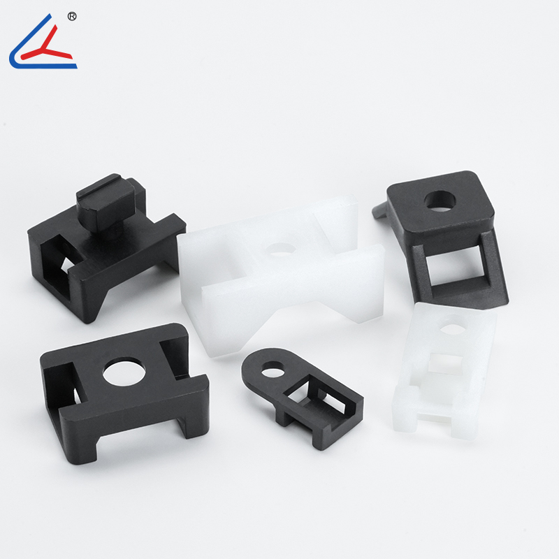 100 soportes para bridas de cables: clips para cables autoadhesivos para gestión de cables en el hogar, el automóvil y la oficina