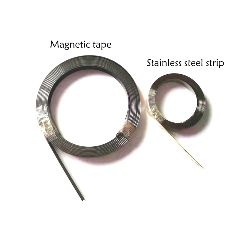 High Accuracy Magnetic Tape 5mm Pole Pitch Strip 5+5mm W*H 10*1.2mm for 5um Magnetic Sensor Lathe Woodworking Stone Machines
