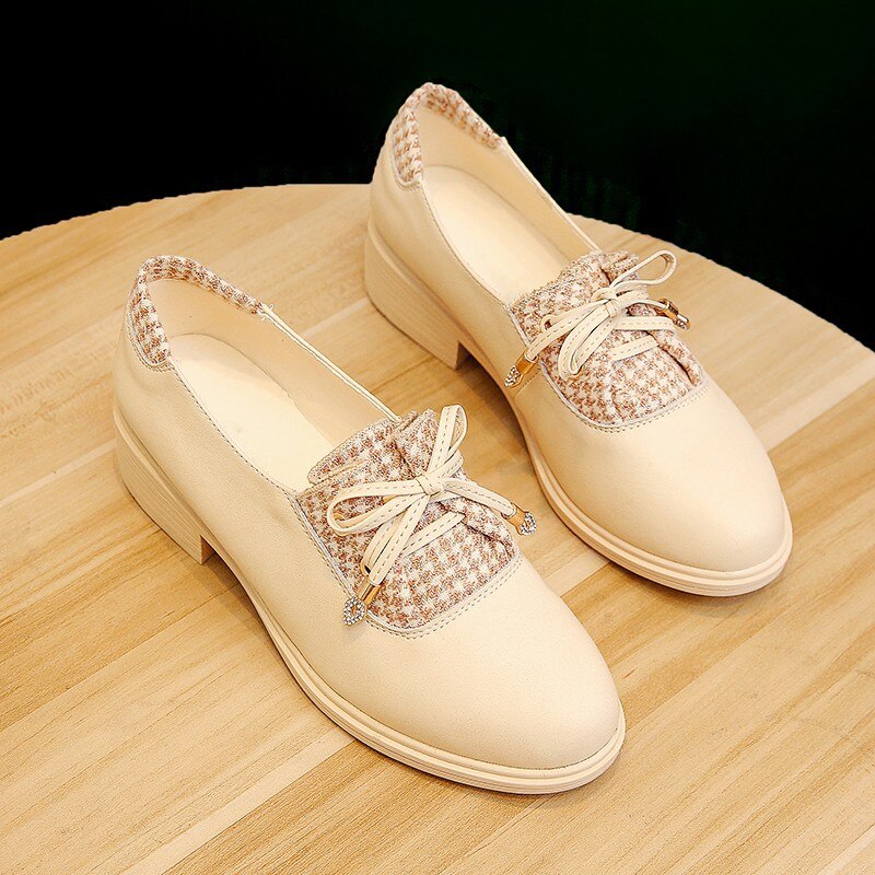 Enkele Schoenen Vrouwen En Najaar 3Cm Hoge Hakken Dikke Hakken Vrouwen Schoenen Populaire Schoenen casual Schoenen