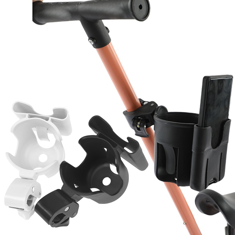 1pc flessenhouders voor de kinderwagen: antislip bekerhouder voor de kinderwagen - ook geschikt voor mobiele telefoons