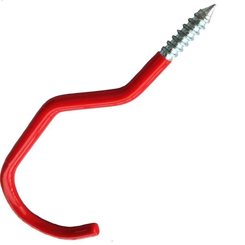 Fiets Haken, Zware Fiets Opslag Haken Set, schroef-In Utility Opslag Hangers Schuur Garage Tuin Haak Plastic Coated Voor Muur