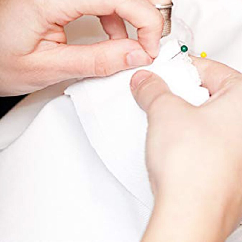 Alfileres de costura para manualidades, Pasadores rectos con cabeza de perla redonda y blanca de colores, 40/120/240/480 Uds.