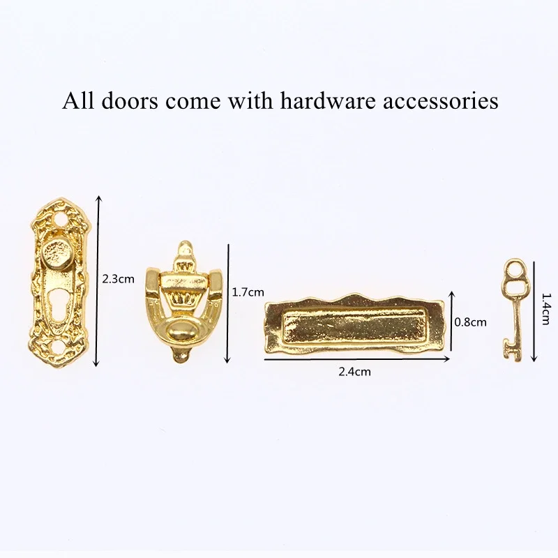 Porte d'elfe Miniature en bois, porte féerique, Mini maison, accessoires, jouet de jeu, pour enfants, meubles, Simulation Miniatures