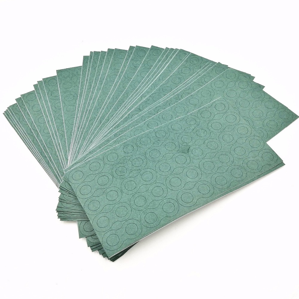1000pcs 1S 18650 Li ion Battery Insulation Gasket Barley Paper Battery Pack Cell Insulating Glue Patch Electrode Insulated Pads