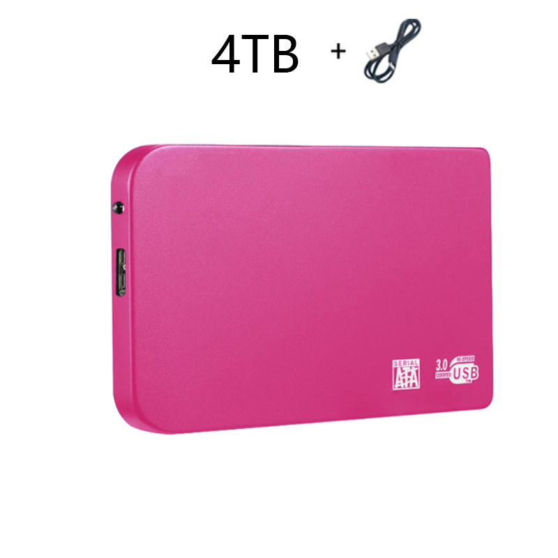 Lenovo 128TB Hochgeschwindigkeits-SSD USB 3.0 Gehäuse Mobile Festplattengehäuse für SSD Externe Speicher-HDD-Box Mit USB3.0-Kabel ABS: HIMMELBLAU