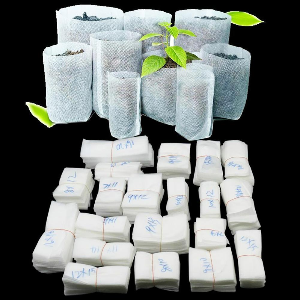 Planting Pot Biodegradable Plant Grow Bag Pot Grow Bag Nonwoven Fabric Nursery Plant Grow Bags Seedlings Growing Planter Plantin