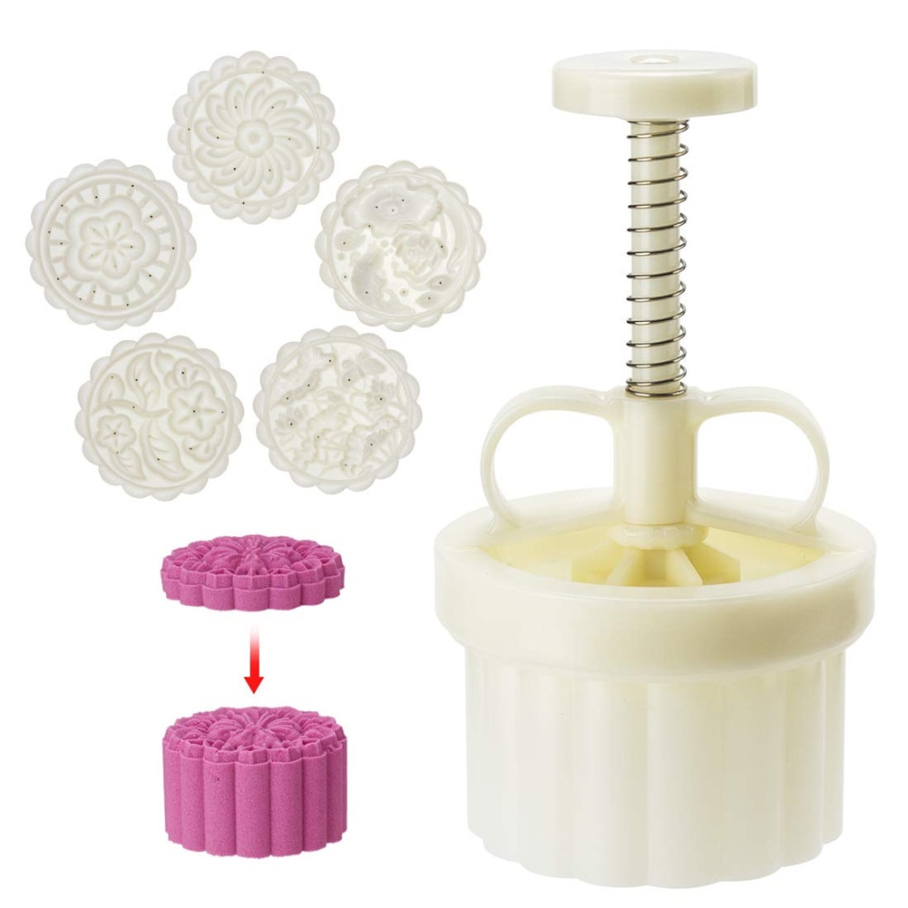 Månen tårta form hand tryck fondant månen tårta dekorationsverktyg cookie cutter bakverk bakverk verktyg
