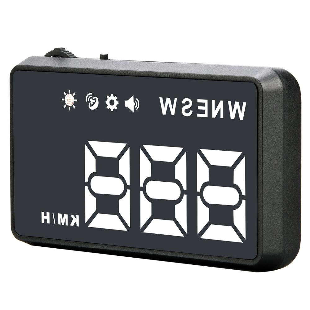 H1 HUD Head-Up Display Car-styling Hud Display Overspeed Warning Windshield Projector Alarm System Universal Auto