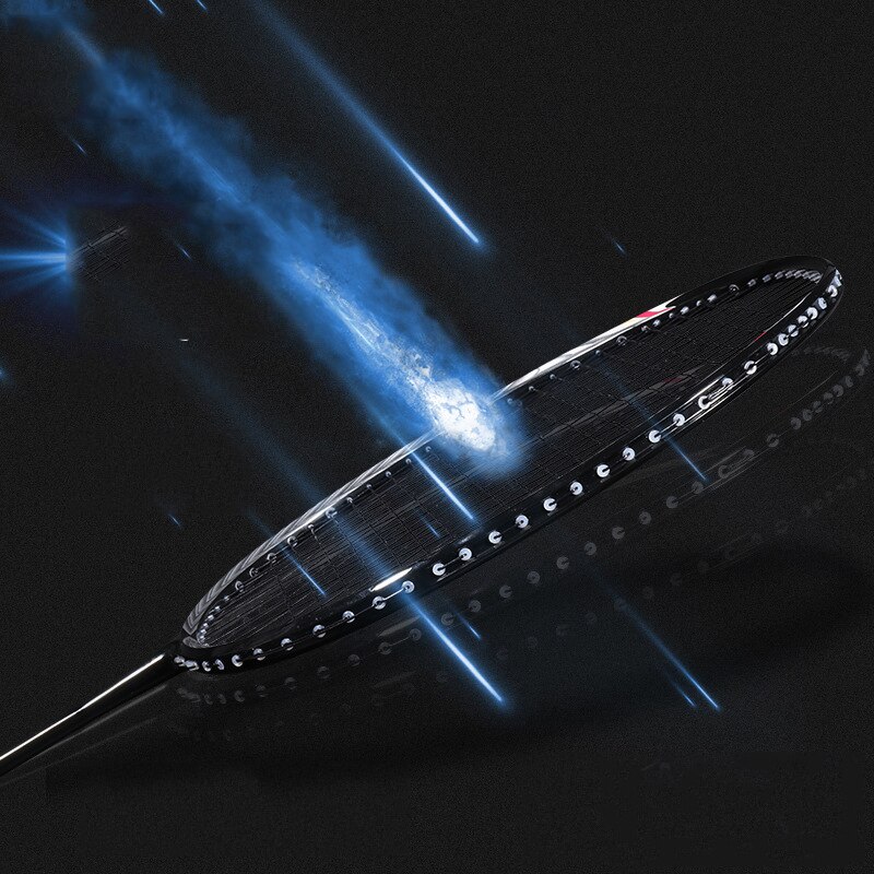 Carbon Badminton Racket Single Shot Men And Women Training Badminton Racket With Racket Bag