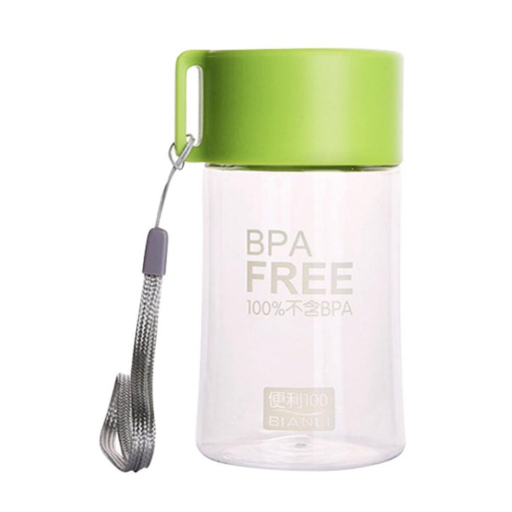Einzigartige Mini Wasser Flasche Dicht Nette transparent Kleine Wasser Flasche Mit Seil Für Studenten: G
