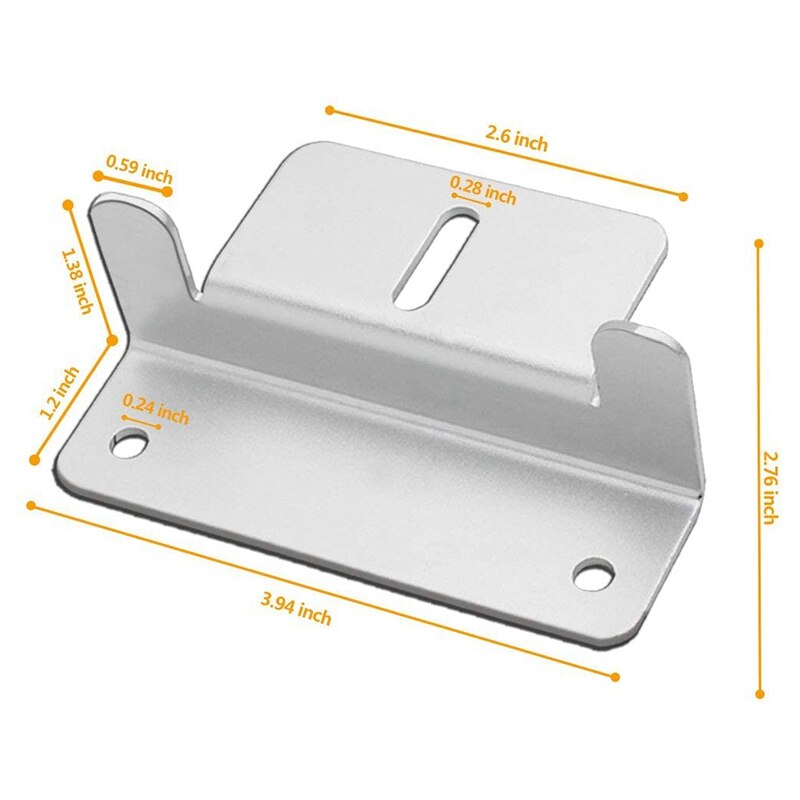 Soporte En Z Para Paneles Solares | Kit De 8 Unidades Con Tornillos Y Tuercas | Aleación De Aluminio, Grosor 2 Mm | Para Montaje En Techo De Autocaravana, Caravana O Barco