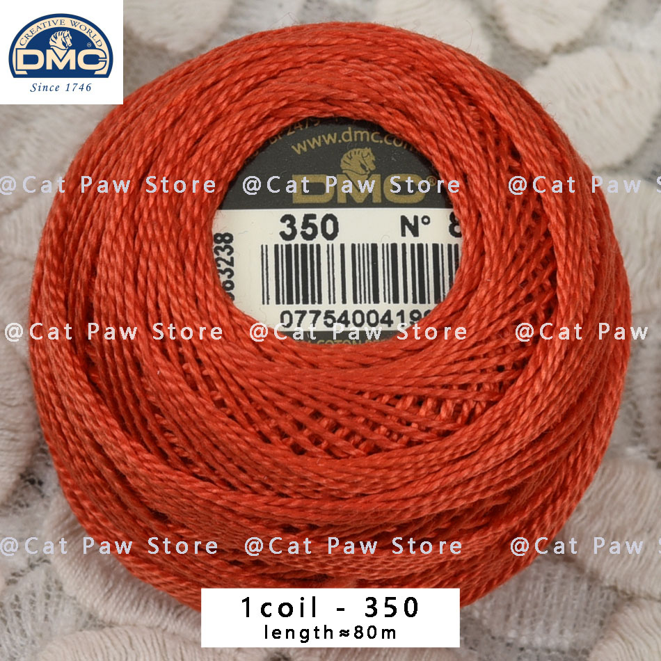 Hilos de punto de cruz DMC originales, hilo de bordar, hilo de moulina, hilo de algodón para gancho, hilo de coser, línea de ganchillo