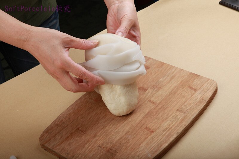 Fantastiska bakverk knådande deg påse silikon vit non-stick bakverk mixer påse gör det själv hemmagjorda dumpling nudlar påse verktyg